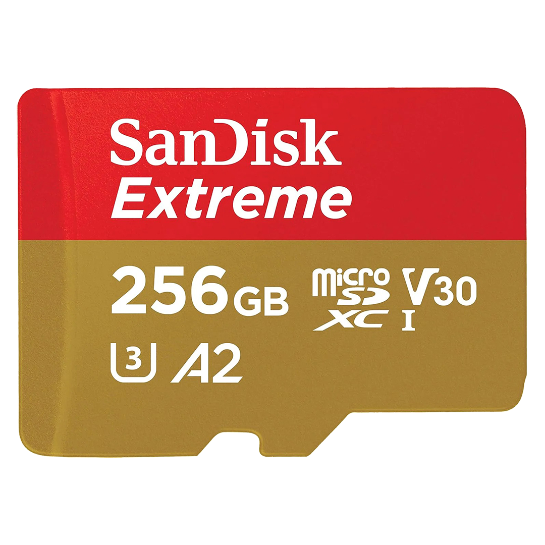 SanDisk Extreme 256GB microSDXC - 190MB/s Read, V30, UHS-I - IZI