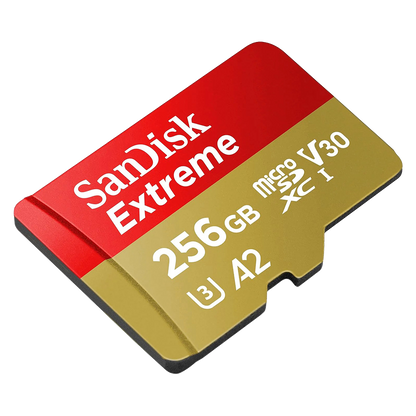 SanDisk Extreme 256GB microSDXC - 190MB/s Read, V30, UHS-I - IZI