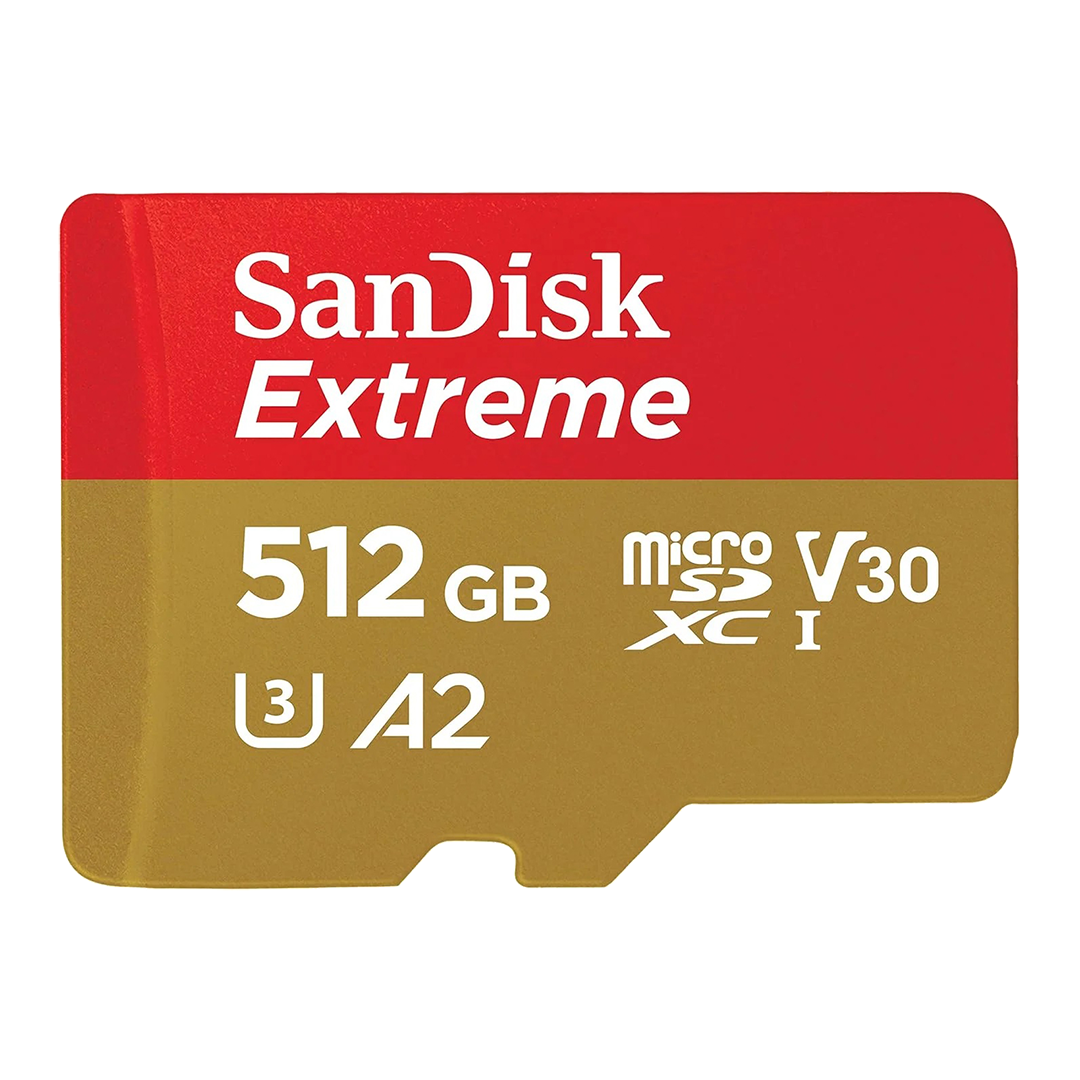 SanDisk Extreme 512GB microSDXC - 190MB/s Read, V30, UHS-I - IZI