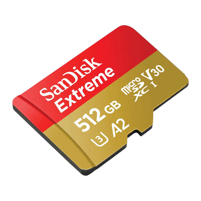 SanDisk Extreme 512GB microSDXC - 190MB/s Read, V30, UHS-I - IZI