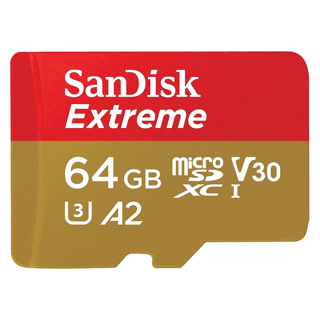 SanDisk Extreme 64GB microSDXC - 170MB/s Read, V30, UHS-I - IZI