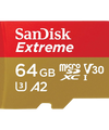 IZI SanDisk Extreme 64GB microSDXC UHS-I, V30, 170MB/s Read,80MB/s Write, Memory Card for 4K Video on Smartphones, Action Cams and Drones