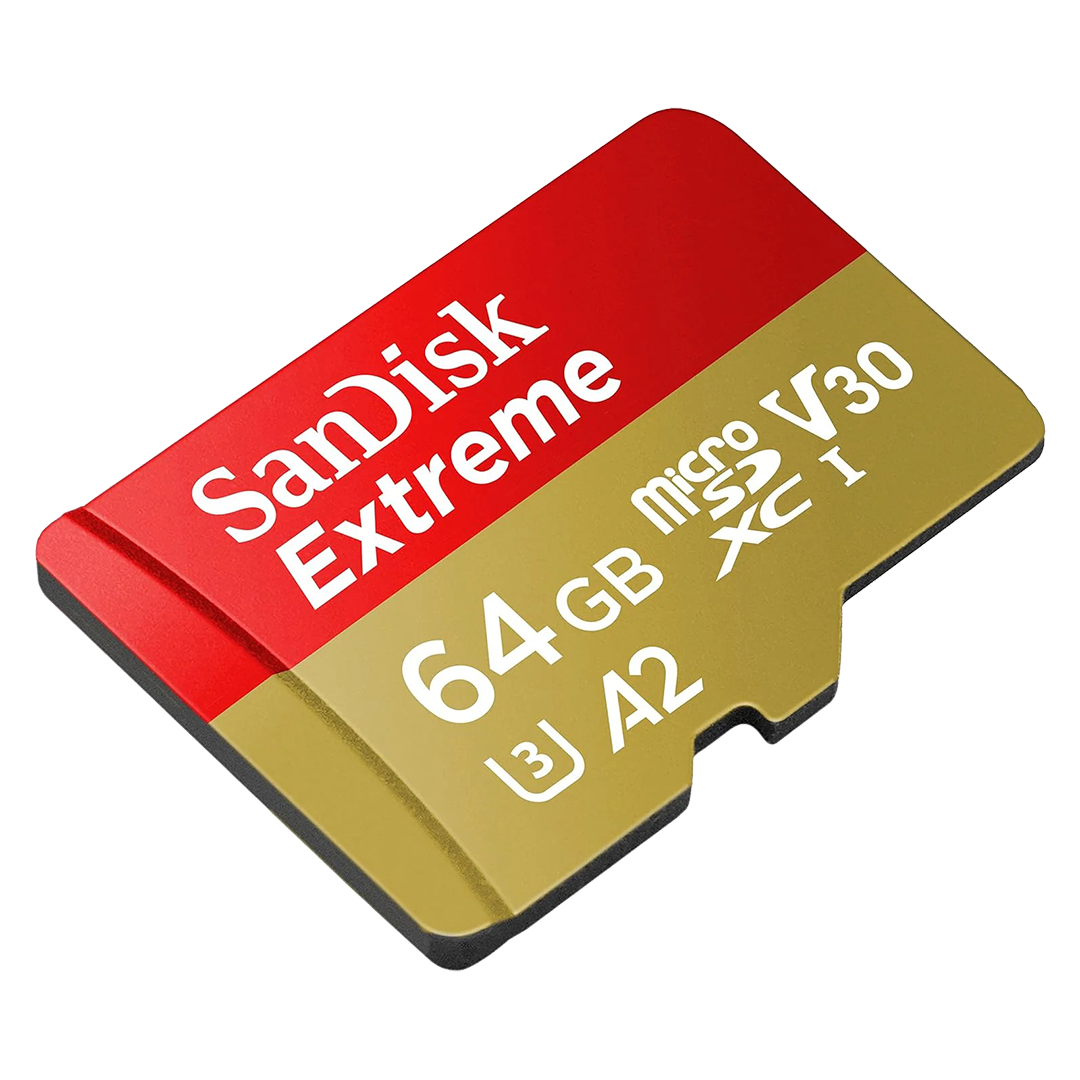 SanDisk Extreme 64GB microSDXC - 170MB/s Read, V30, UHS-I - IZI
