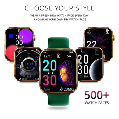 IZI Smart Pro 1.92" Smart Watch, Bluetooth Calling, AI Voice Assistant, Functional Crown, Multi Sports Mode, Activity Tracker, ECG, SPO2, BP, IP68, 500+ WatchFaces, 5 Days Battery, 2 Premium  - IZI