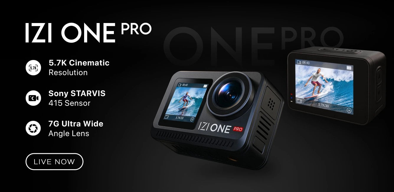 izi-one-pro-cam-launch-banner