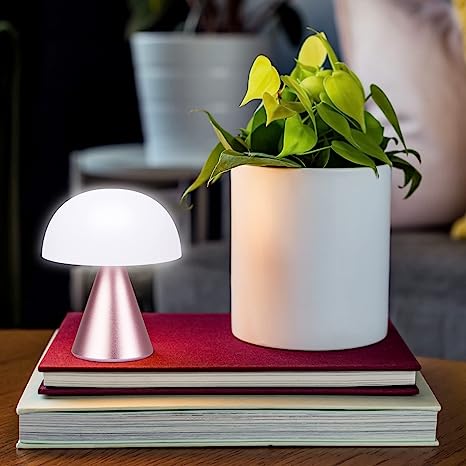 LEXON MINA LED Lamp: 24hr Battery, Water Resistant, Orange - IZI
