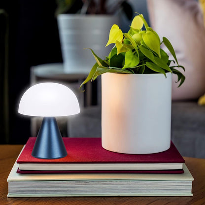 LEXON MINA LED Lamp: 24hr Battery, Water Resistant, Orange - IZI