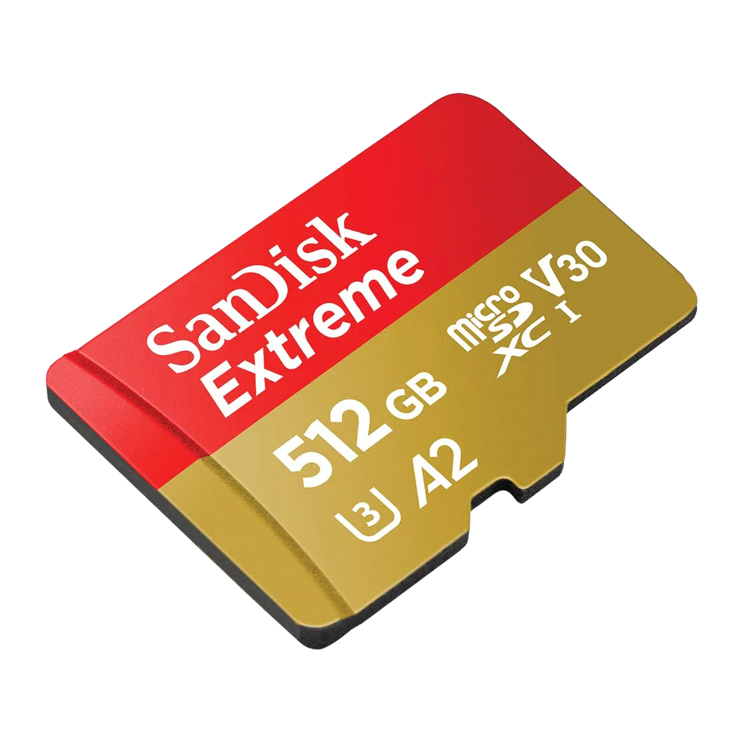 SanDisk Extreme 512GB microSDXC 190MB/s Read, V30, UHS-I