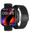 IZI 1.92"Smart Pro Retina Display Smart Watch for Men, Bluetooth Calling, AI Voice Assistant, Sports Mode, 24*7 Health Monitoring, BP, SPO2, IP68 ,500+ Watch Faces, 5 Days Battery, 2 Premium Straps