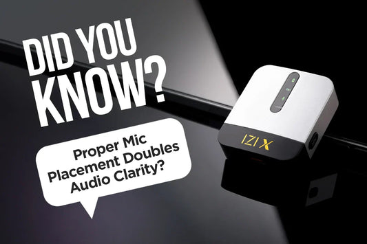 Did You Know Proper Mic Placement Doubles Audio Clarity?