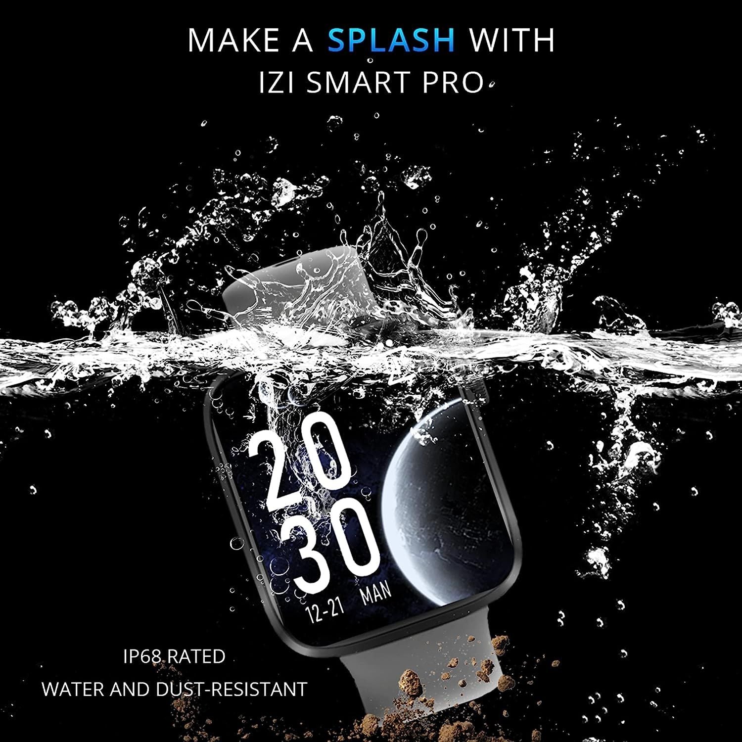 IZI Smart Pro Watch - 1.92" Retina Display, AI, Bluetooth, Sports - IZI