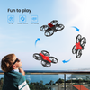 IZI PRO Nano Drone 720P HD Camera 2 Batteries with Battle Mode | One-Key Start, Altitude Hold | 360° Flip, Gesture Control | 10 Minutes Fly Time | Portable Mini RC Drone for Kids & Beginners (Red)