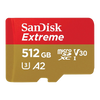 SanDisk Extreme 512GB Compatible with IZI Drones & IZI Cameras, microSDXC UHS-I, V30, 190MB/s Read, 130MB/s.