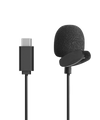 IZI Type-C HQ Microphone Exclusively for IZI Click 5K Action camera, Omnidirectional, Wind Noise Reduction, Convenient Clip, 1.5-Meter Cable