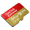 SanDisk Extreme 64GB Compatible with IZI Drones & IZI Cameras, microSDXC UHS-I, V30, 170MB/s Read, 80MB/s.