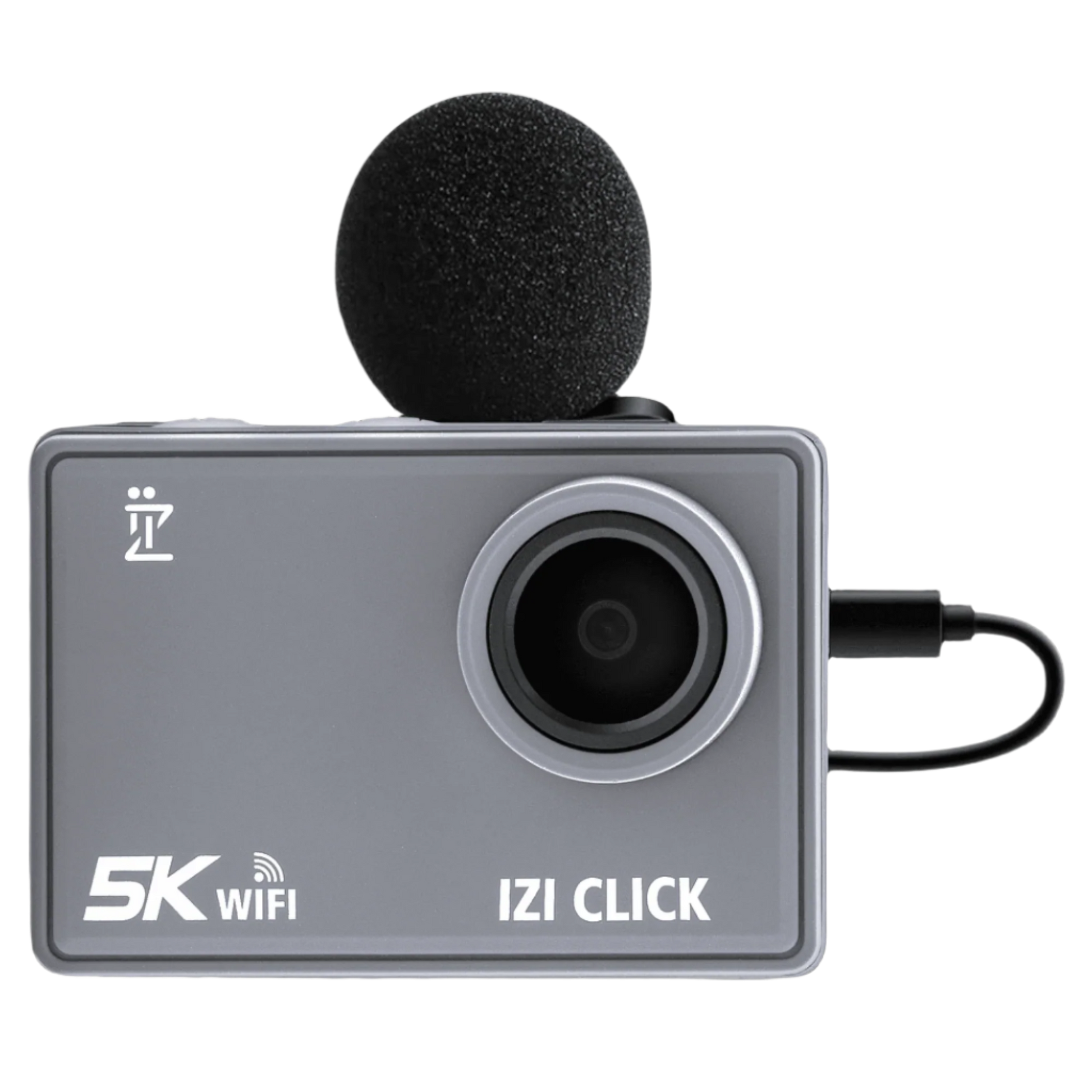 IZI Click Plus 5K Action Camera - 170° Wide Angle, Anti-Shake EIS - IZI