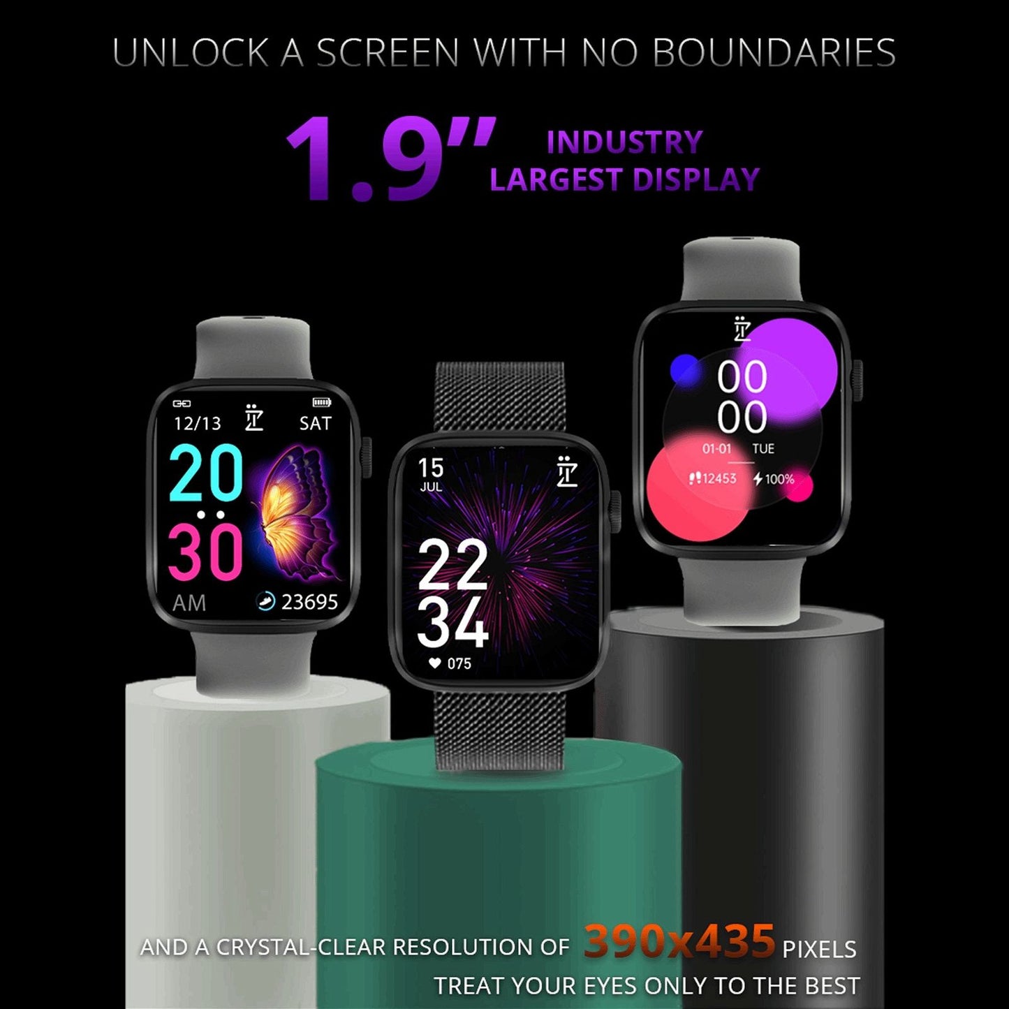 IZI Smart Watch - 1.92" Pro Retina Display, AI, Bluetooth, Sports - IZI