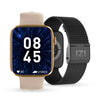 IZI Smart Pro 1.92" Retina Display Smart Watch for Women, Bluetooth Calling, Menstrual Tracking, Health Activity Tracker, AI Voice Assistant, 500+ WatchFaces, 5 Days Battery, 2 Premium Straps