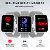 IZI Smart Calling Fitness Smartwatch | Ultra 3D Full Touch HD | Health Suite and Sports Tracking Mode | AI Voice Assistant | 200+ Watch Faces (Square + Grey Metal)