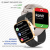 IZI Smart Pro 1.92" Retina Display Smart Watch for Women, Bluetooth Calling, Menstrual Tracking, Health Activity Tracker, AI Voice Assistant, 500+ WatchFaces, 5 Days Battery, 2 Premium Straps