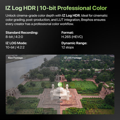 IZI Brephos Micro Drone – 4K60fps Professional Drone with 1” CMOS 48MP Camera, NightSight Ultra, 6X Zoom, Omni Obstacle Avoidance, 24Km Range, HDR 2.0, 3-Axis Gimbal