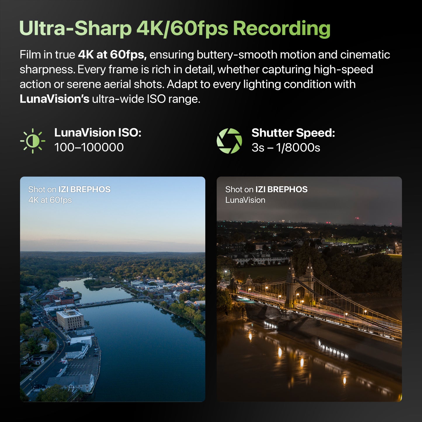 IZI Brephos Micro Drone – 4K60fps Professional Drone with 1” CMOS 48MP Camera, NightSight Ultra, 6X Zoom, Omni Obstacle Avoidance, 53min Flight, 24Km Range, HDR 2.0, 3-Axis Gimbal