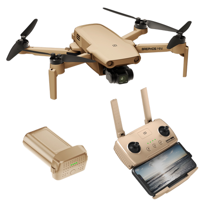 IZI Brephos Mini Drone With 4K Camera, 48MP Imaging, Starlight Vision, 3-Axis Stabilizer, 3000mAh Long Flight, <249g Featherweight, 20km Range