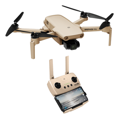 IZI Brephos Mini Drone With 4K Camera, 48MP Imaging, Starlight Vision, 3-Axis Stabilizer, 3000mAh Long Flight, <249g Featherweight, 20km Range