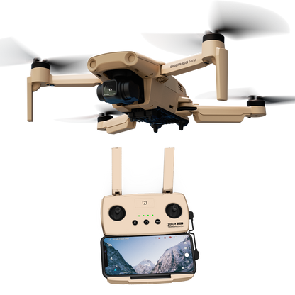 IZI Brephos Mini Drone With 4K Camera, 48MP Imaging, Starlight Vision, 3-Axis Stabilizer, 3000mAh Long Flight, <249g Featherweight, 20km Range