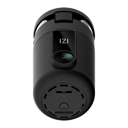 IZI Drive360 Car Dashcam | 360° SpinVision Lens | AI Voice Control | NightSafe HD | 170° Wide Lens | Parking Guard | Impact Detection | 128GB Support | Type-C