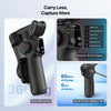 IZI GO-X PRO Foldable 3-Axis Smartphone Gimbal with Extendable Telescopic Rod, Pro Modes, AI Face Tracking & 10H Battery Life