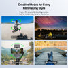 IZI GO-X PRO Foldable 3-Axis Smartphone Gimbal with Extendable Telescopic Rod, Pro Modes, AI Face Tracking & 10H Battery Life