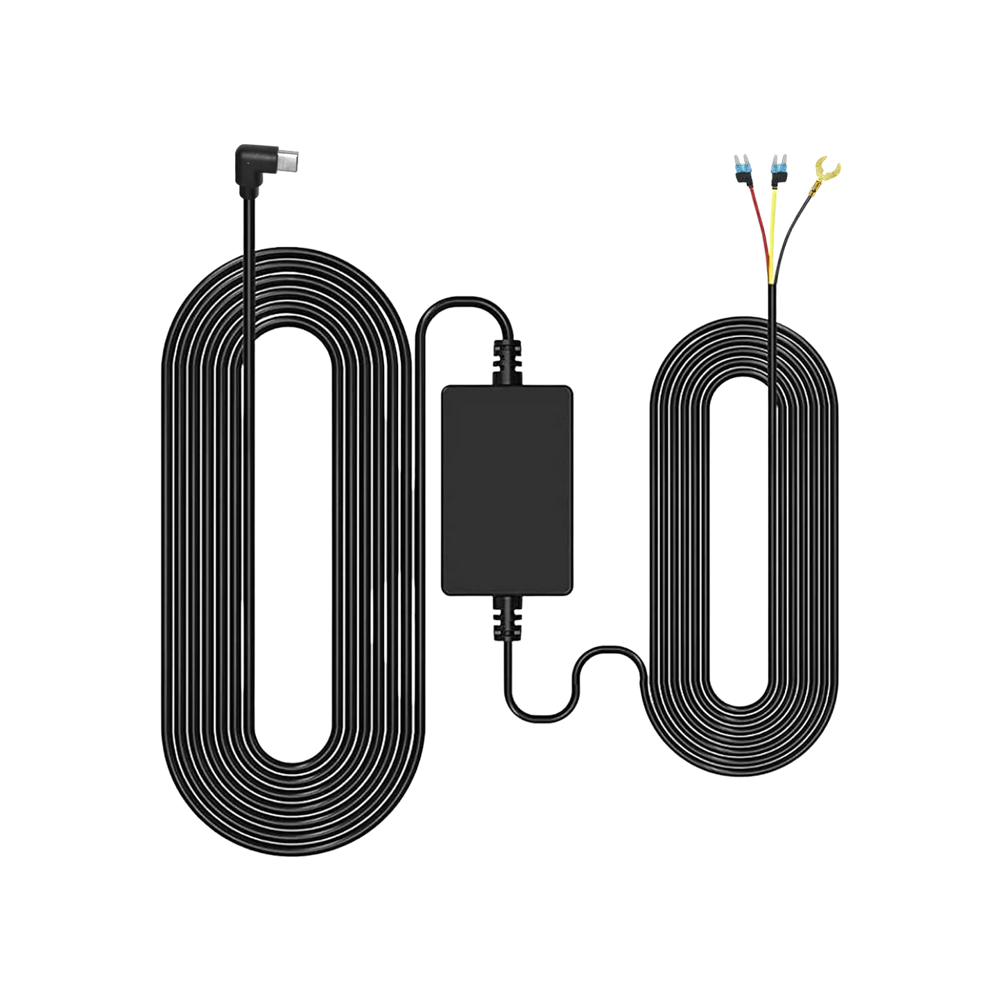 IZI Drive Dash Cam Hardwire Kit: 12ft, 12V-24V to 5V/2.5A - IZI