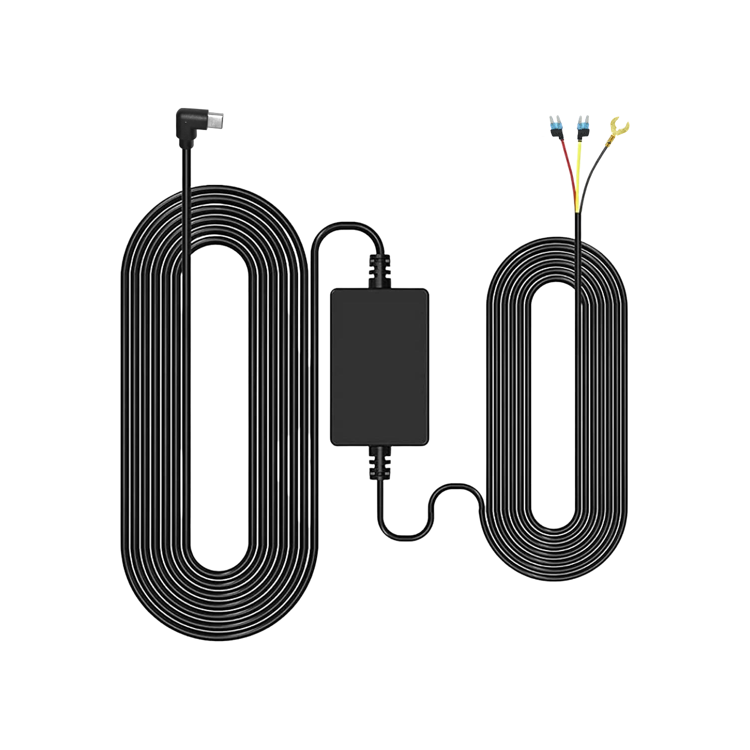 IZI Drive Dash Cam Hardwire Kit: 12ft, 12V-24V to 5V/2.5A - IZI