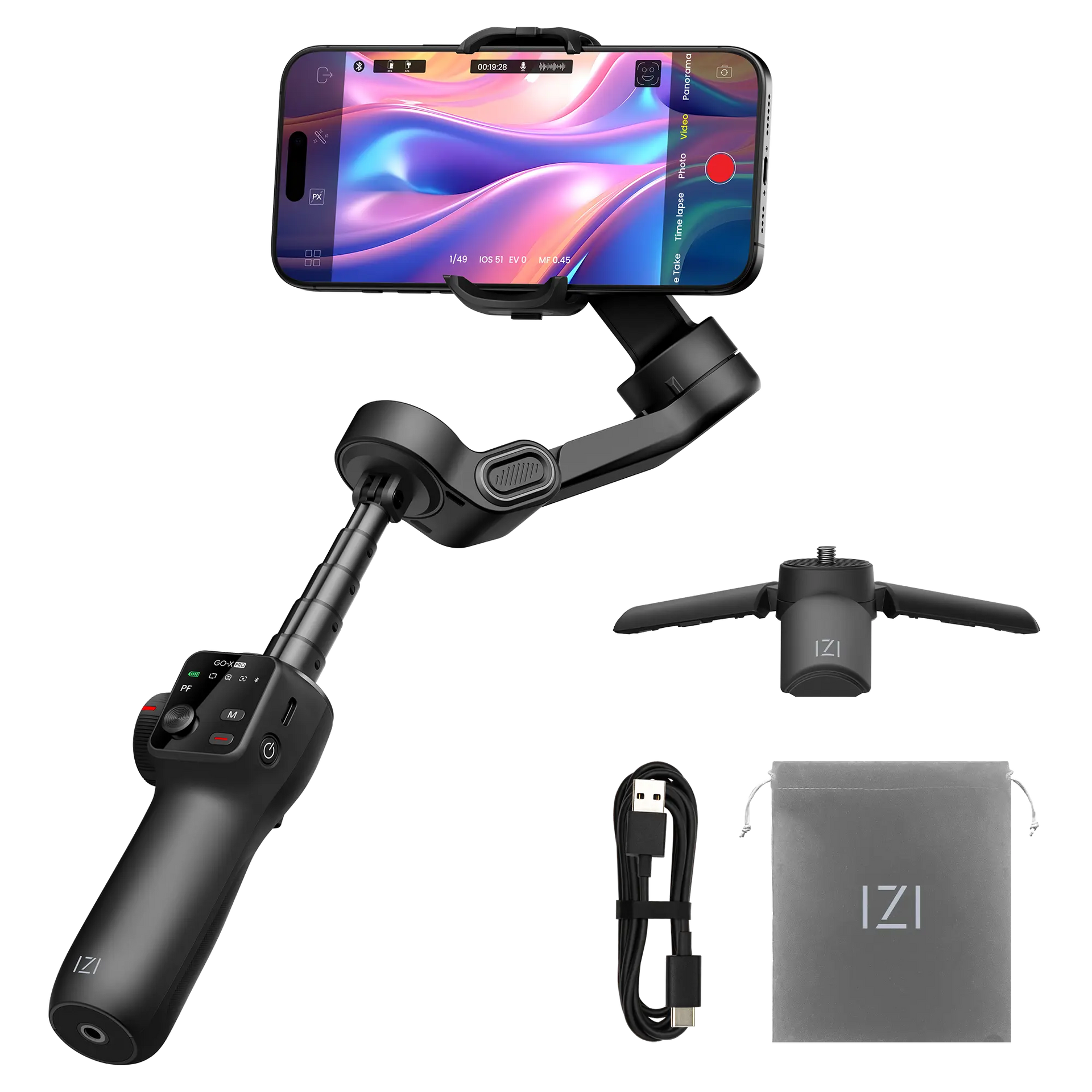 Handheld Gimbal Mobile Gimbal Selfie Stick Smartphone Handheld
