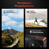 IZI One Pro 5.7K Action Camera with Sony STARVIS Sensor, 6-Axis Stabilization, 20M Waterproof, Dual Screens, 240 Min Battery