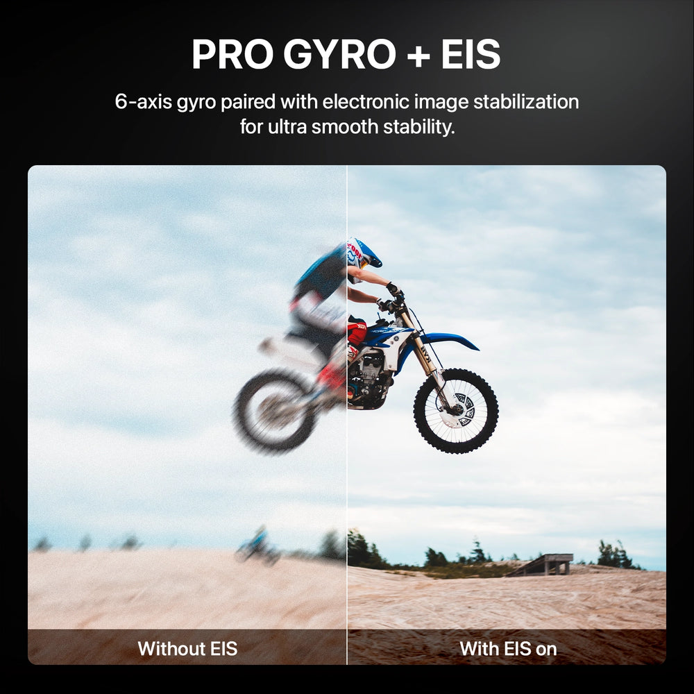 IZI ONE Plus 5K UHD Action Camera With Accesories Kit, 48 MP, 6-Axis Stabilization, 110ft Waterproof, 2x Batteries, Fast Charging