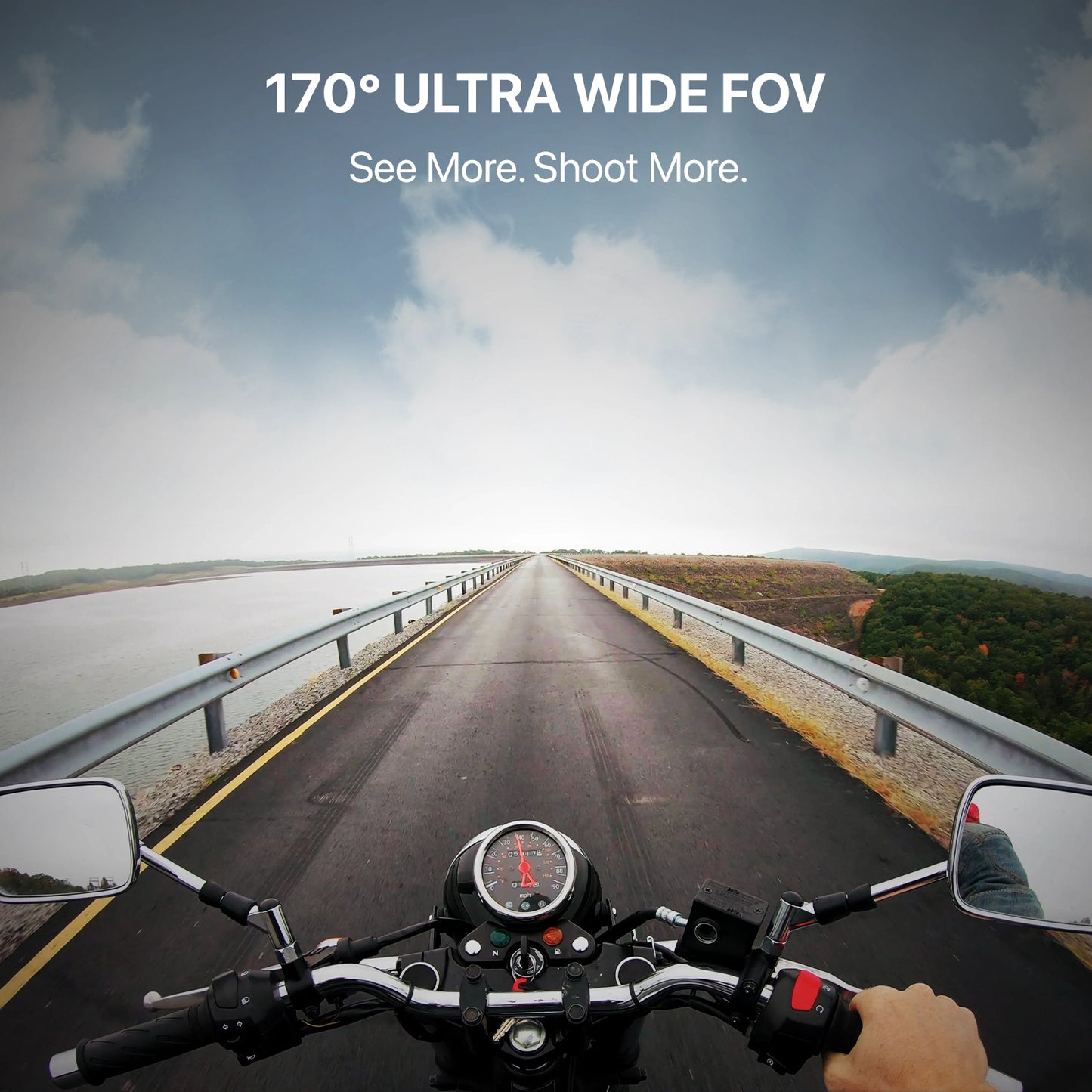 IZI ONE Plus 5K UHD Action Camera With Accesories Kit, 48 MP, 6-Axis Stabilization, 110ft Waterproof, 2x Batteries, Fast Charging