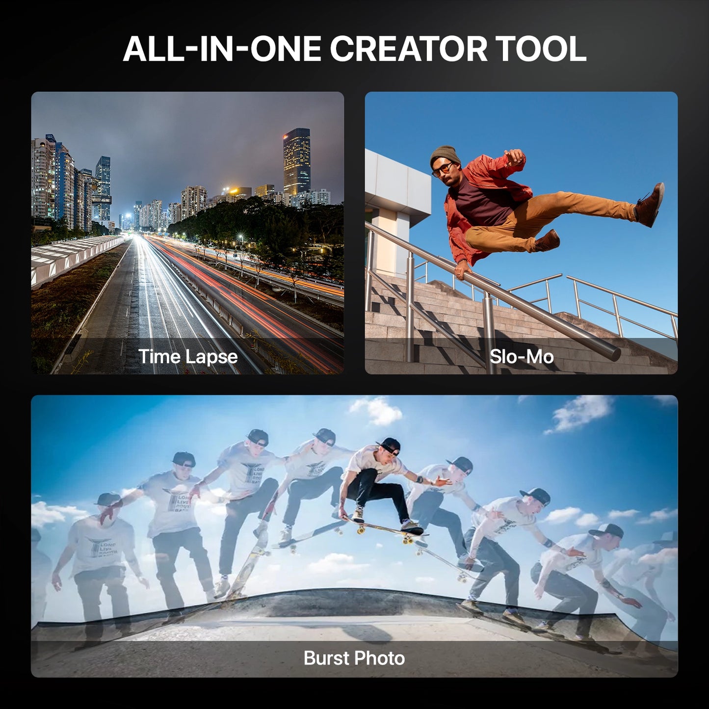 IZI ONE Plus 5K UHD Action Camera With Accesories Kit, 48 MP, 6-Axis Stabilization, 110ft Waterproof, 2x Batteries, Fast Charging