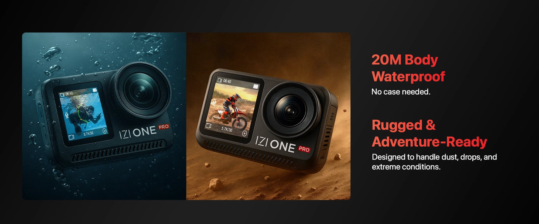izi one pro action camera