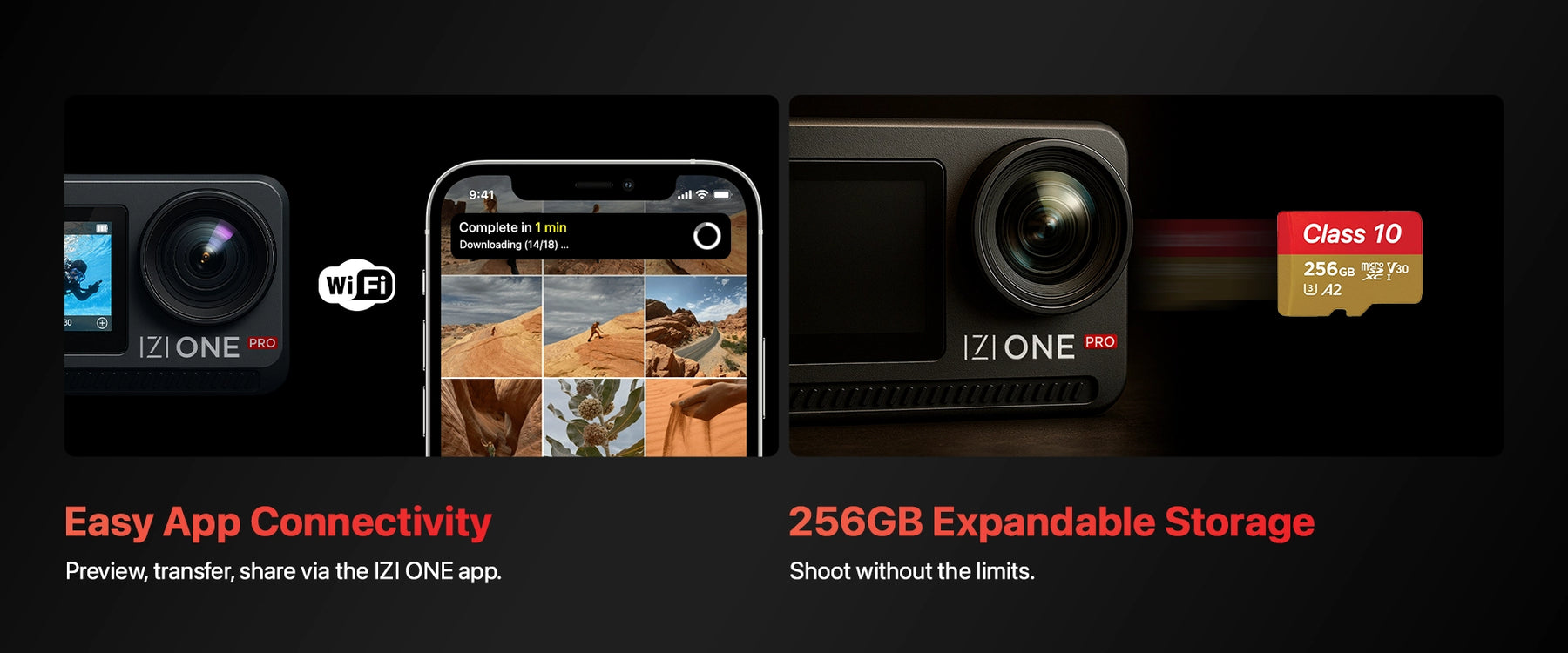 izi one pro action camera