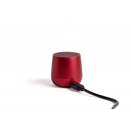 Lexon MINO+ 3W Mini Bluetooth Speaker, TWS & Selfie Remote (Dark Red) - IZI