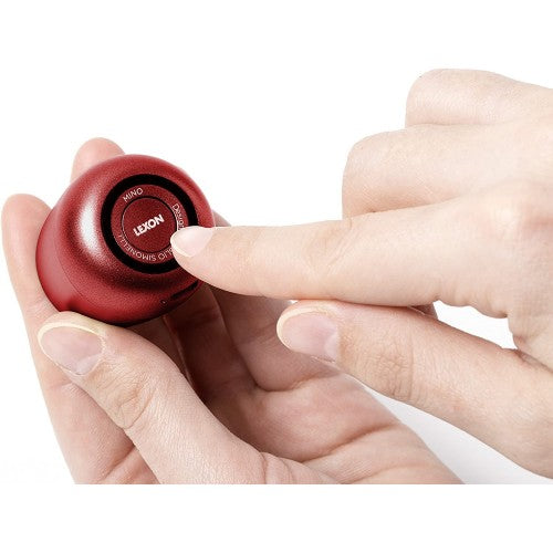 Lexon MINO+ 3W Mini Bluetooth Speaker, TWS & Selfie Remote (Dark Red) - IZI