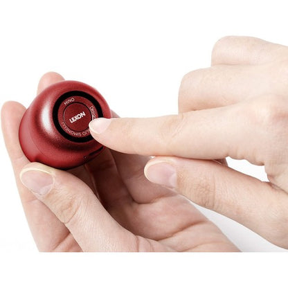 Lexon MINO+ 3W Mini Bluetooth Speaker, TWS & Selfie Remote (Dark Red) - IZI