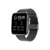 IZI Smart Calling Fitness Smartwatch | Ultra 3D Full Touch HD | Health Suite and Sports Tracking Mode | AI Voice Assistant | 200+ Watch Faces (Square + Grey Silicone) - IZI