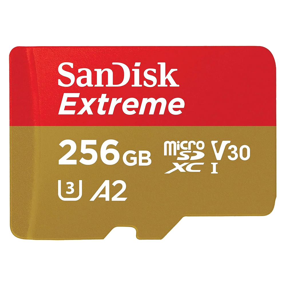 SanDisk Extreme 256GB microSDXC - 190MB/s Read, V30, UHS-I