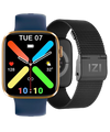 IZI Smart Pro 1.92" Retina Display Smart Watch for Men, Bluetooth Calling,550 NITS, AI Voice Assistant, Sports mode, Health Activity Tracker, 500+ Watch Faces, 5 Days Battery, 2 Premium Straps